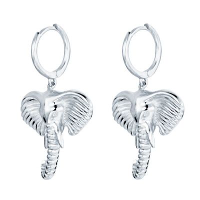 Aros de Elefante en Plata