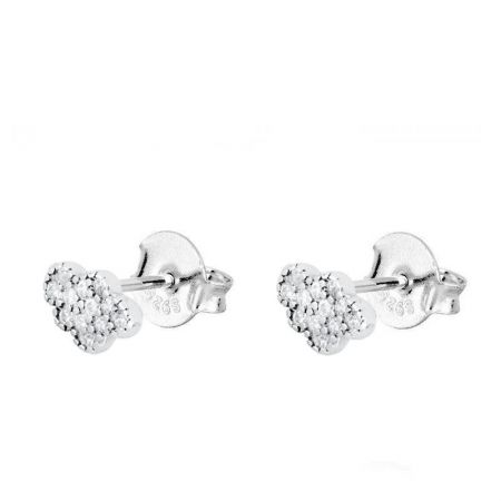 Pendientes Nubes en Plata