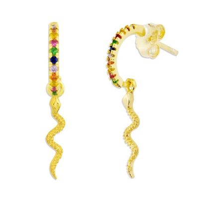 Aros Multicolor Snake Gold