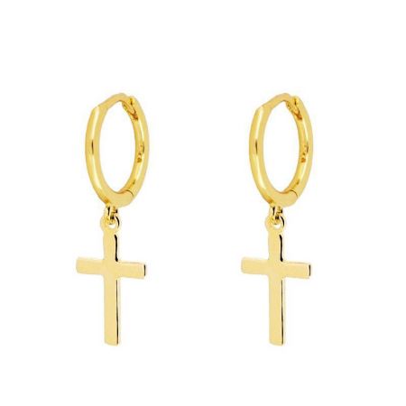 Aros Gold | Pendientes de oro con cruces