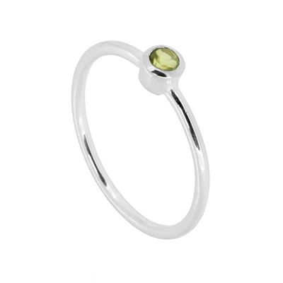 Anillo Noa Green Plata