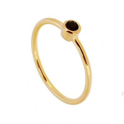 Anillo Noa Black Gold