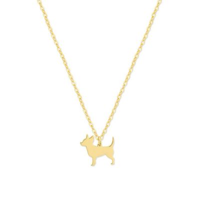 Collar Dog Chihuahua Gold