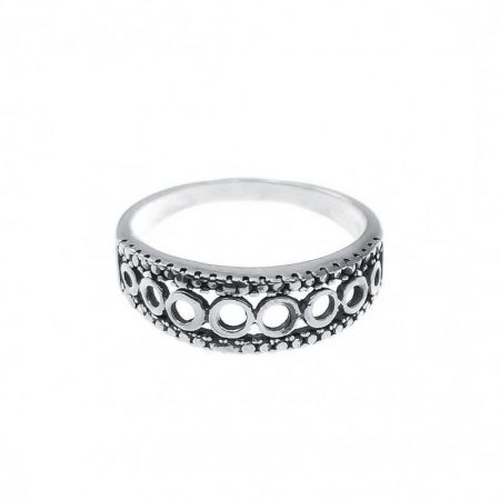 anillo de plata boho