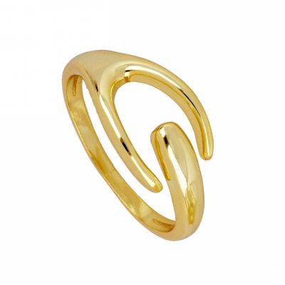 anillo dorado de mujer