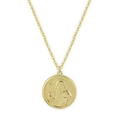 Collar Medalla San Benito Gold