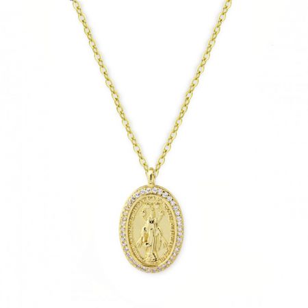 medalla de oro virgen milagrosa