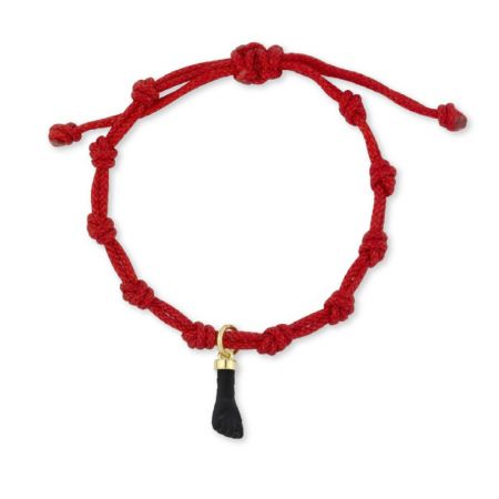 pulsera 10 nudos coral